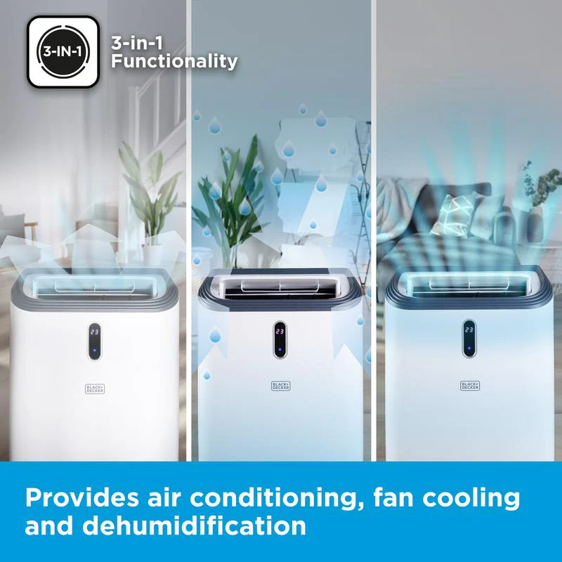 Slimme Draagbare Airconditioner Black+Decker BXAC40018GB 16.000 BTU