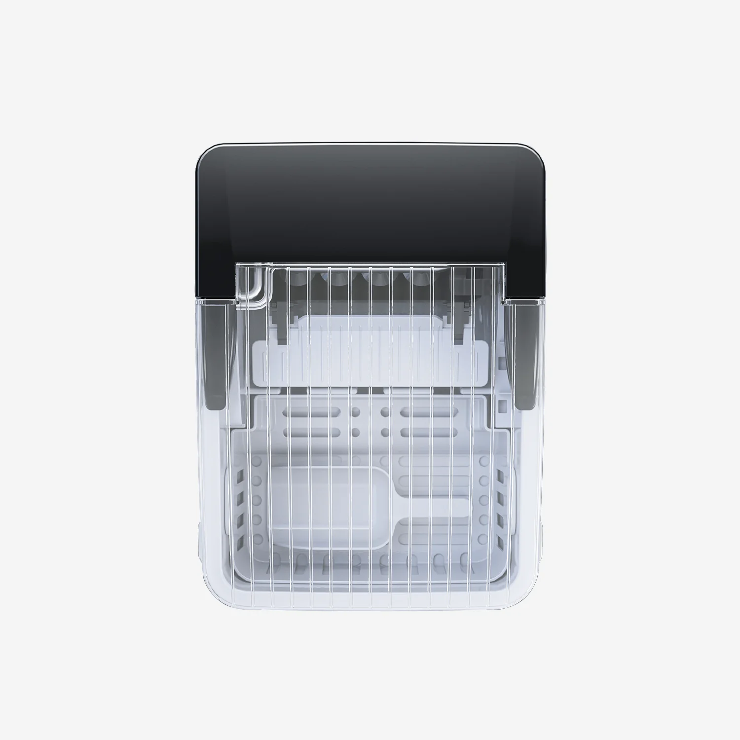 2025 Tafelmodel IJsblokjesmachine �C Zelfreinigende Machine met 2L Tank en Dagelijkse Productie van 15 kg �C Zwart