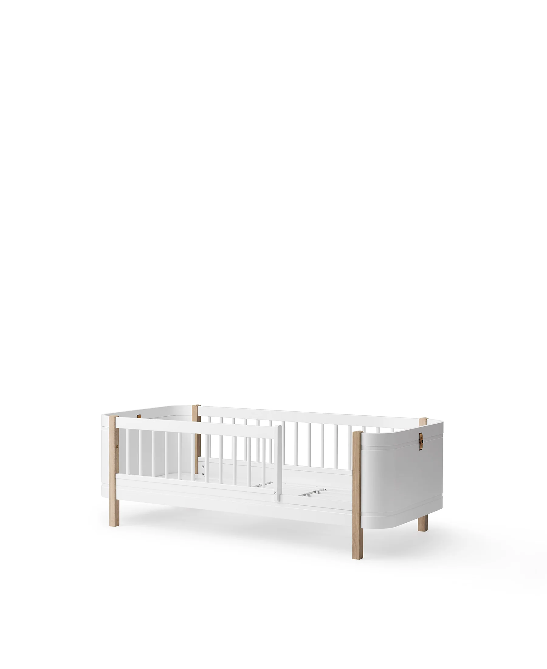 2025 Wood Mini+ Juniorbed, wit/eik 041465