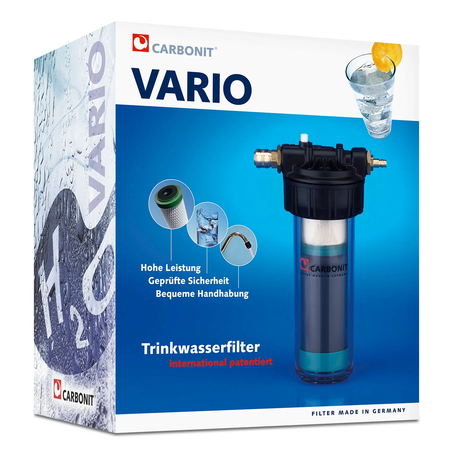 2025 Carbonit VARIO-HP Comfort �C Effectief onder-de-gootsteen waterfilter voor schoon drinkwater