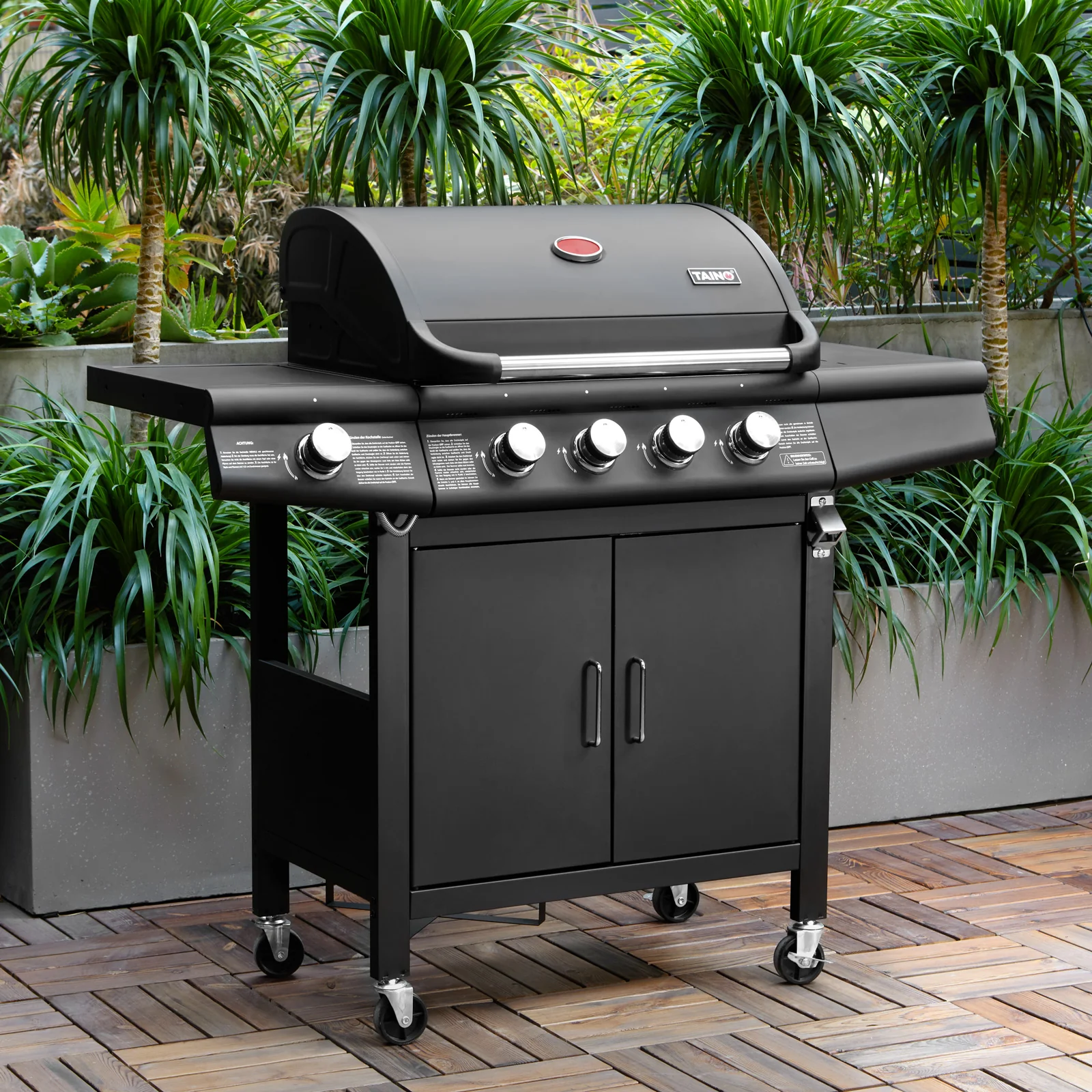 2025 TAINO RED 4+1 Gasbarbecue