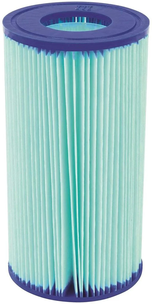 Bestway Power Steel 18' x 9' x 48' bovengrondse zwembadset met metalen frame, zwembadzandfilterpomp, skimmer en stofzuiger