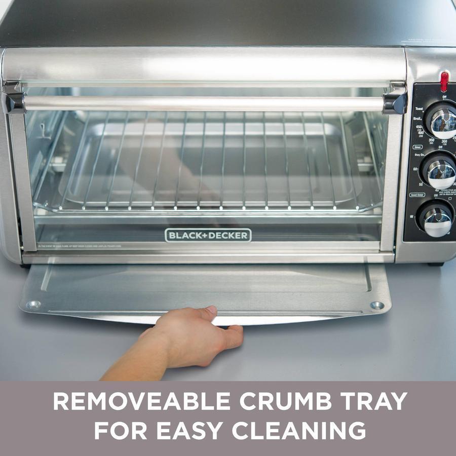 Extra Brede Aanrecht Convector-Oven en Broodrooster voor 8 Sneden