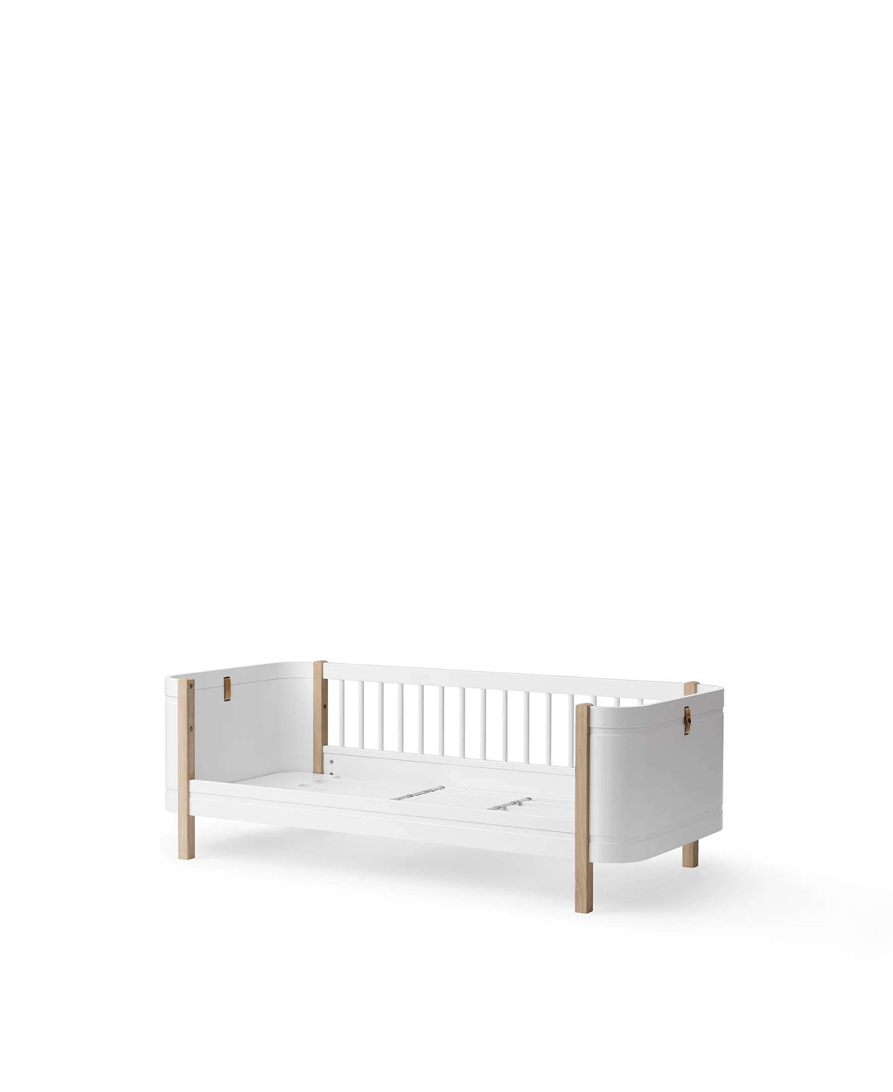 2025 Wood Mini+ Juniorbed, wit/eik 041465