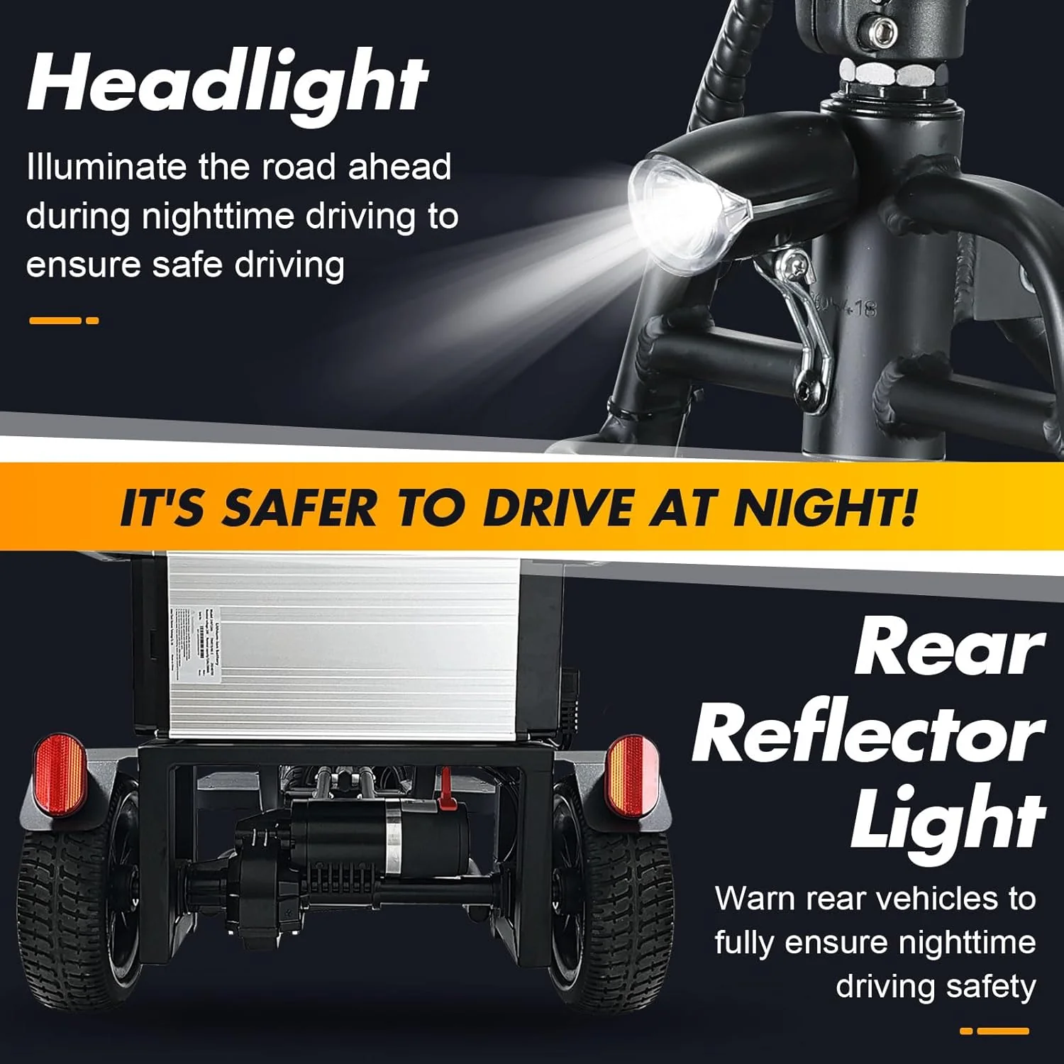 2025 WISGING opvouwbare mobiliteitsscooter voor volwassenen �C Geen demontage nodig, draagbare reisscooter met 25 km bereik, inclusief mand, bekerhouder en afdekhoes