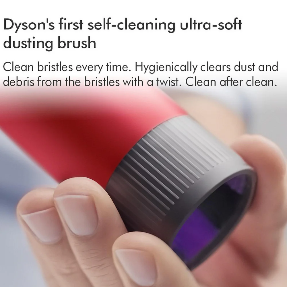 2025 Dyson V12 Detect Slim Absolute Draadloze Steelstofzuiger met Accessoires voor Grondige Reiniging, Geel/Nikkel