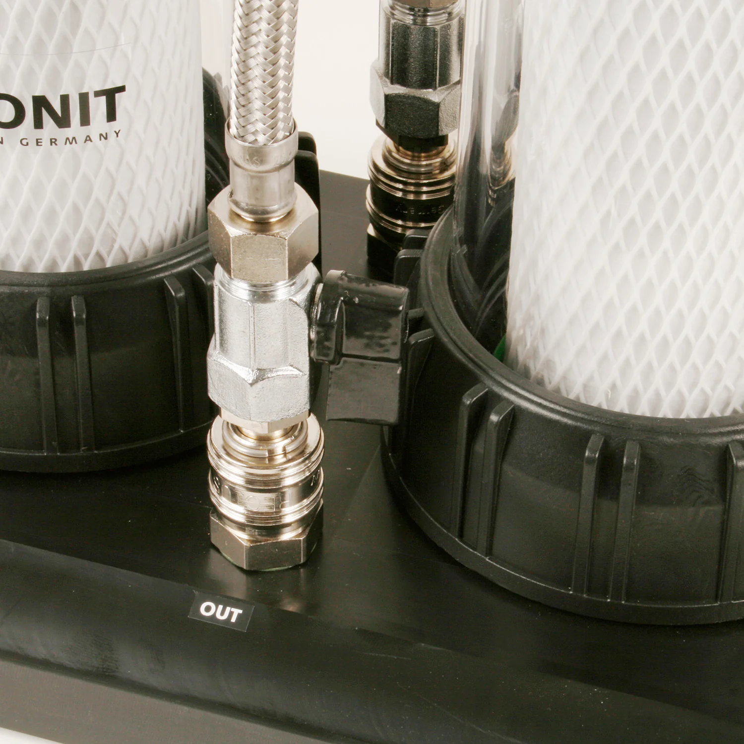 2025 Carbonit DUO HPP Parallel �C Untertisch-Wasserfilter mit zwei parallel geschalteten Patronen