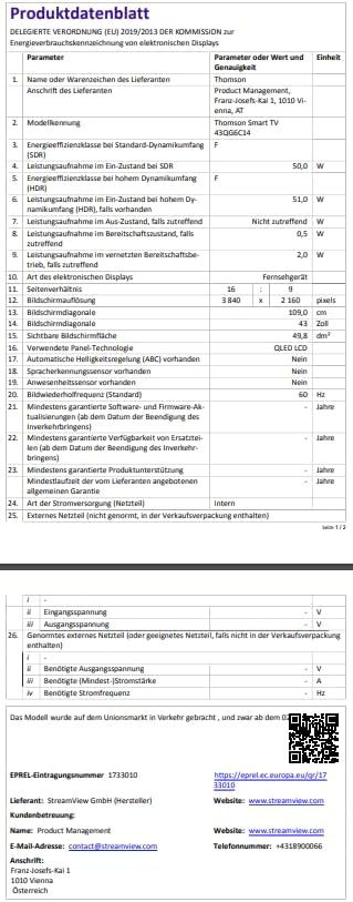 THOMSON 32 Inch (81cm) Full HD Google Smart TV, Wi-Fi, Dolby Audio, HDR10, Bluetooth 5.1, Triple Tuner (Cable/Satellite/Antenna), HDMI, CI+, A+ Panel - 32FG2S14