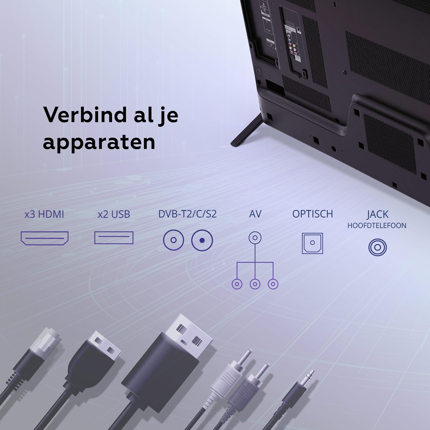 TD Systems - 40 Inch Smart TV, Hey Google, Full HD DVB-T2/C/S2 television, Android 11 Chromecast, Model 2025 - PRIME40C19GLE