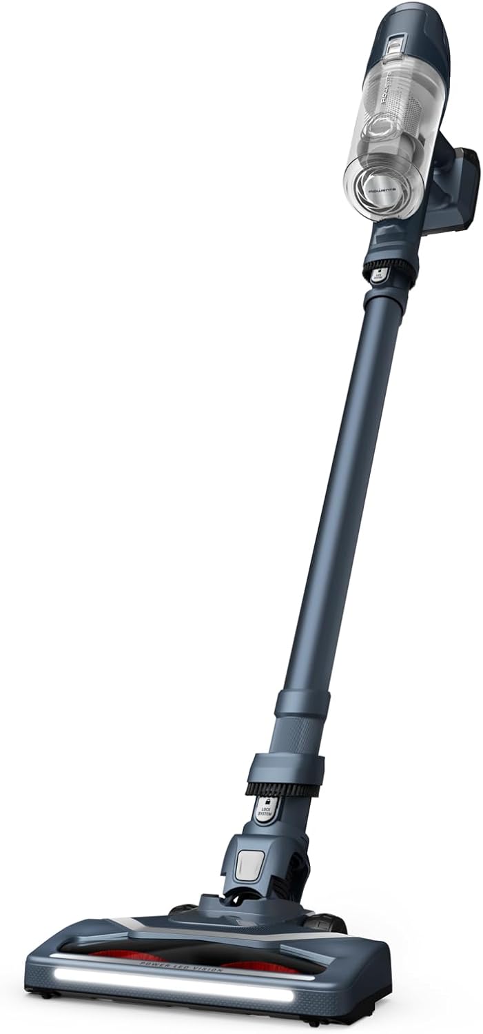Rowenta X-pert 6.60 Essential RH6838, Cordless Stick Vacuum Cleaner, Automatic Speed Settings, Up to 45 Minutes Autonomy, Removable Battery, Lightweight Design, Dust Thief
