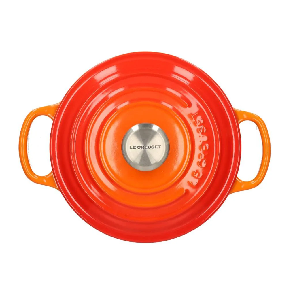 2025 Le Creuset - Braad-/Stoofpan Signature rond Oranje-Rood 18 cm 1,8 l
