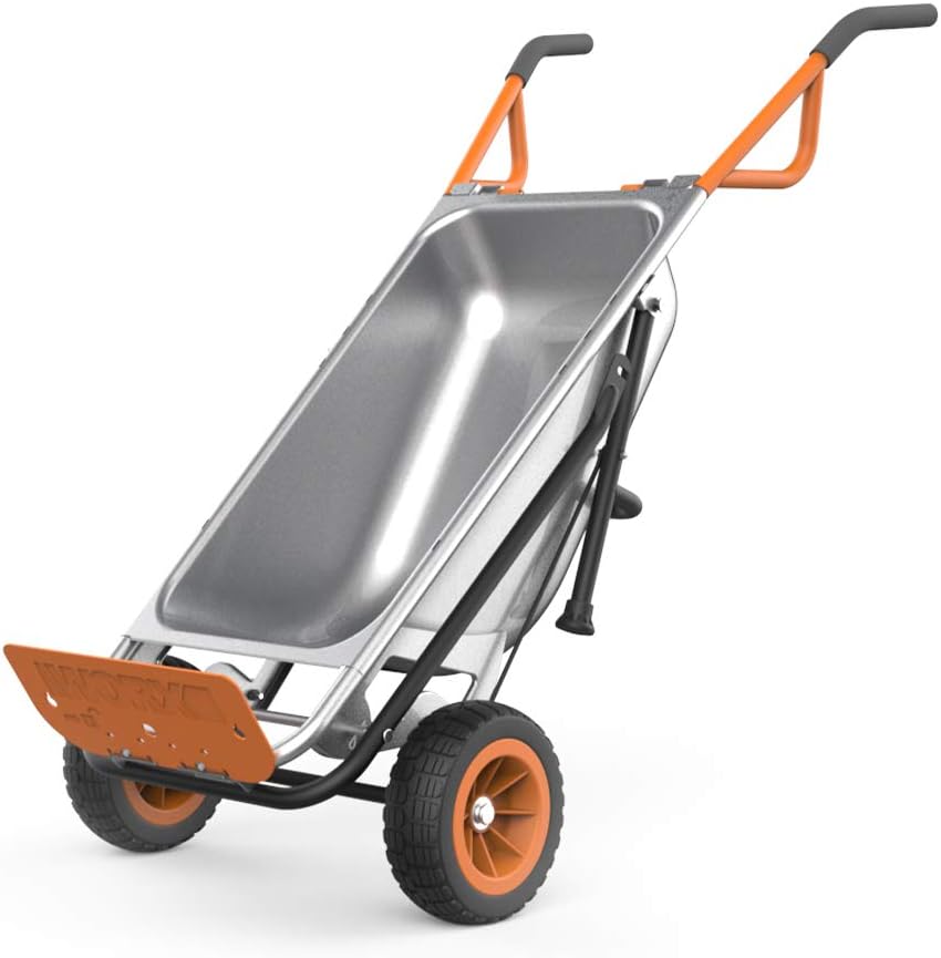 2025 Worx WG050 Tuinkar/Aerocart 8-in-1 �C Robuuste Kruiwagen/Handkar