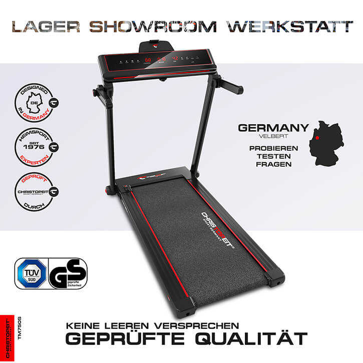 2025 RPT 6200/TM 750S Profi-loopband �C 16 km/u, 16 programma��s & zelfsmerende loopband