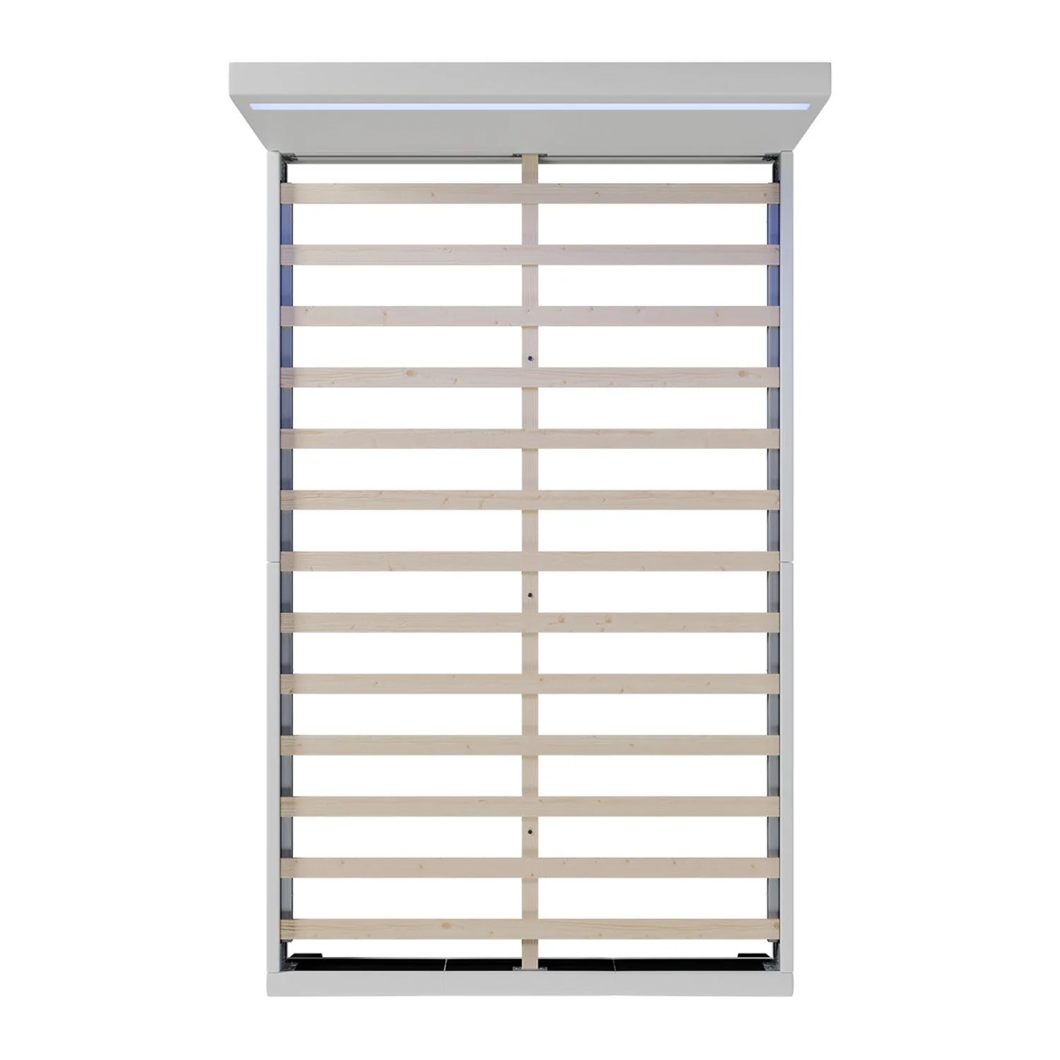 2025 Rustgevend slapen in het gestoffeerde bed Verona 120x200 cm in wit