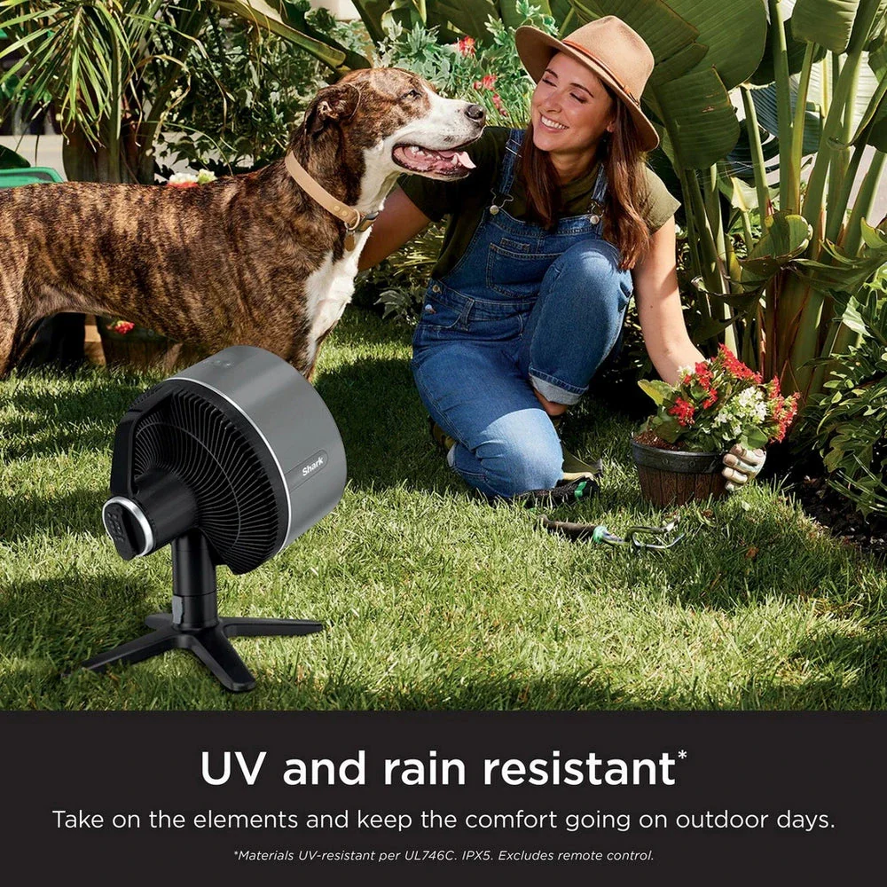 2025 Shark FlexBreeze TableMate FA150UK Tafelventilator voor Binnen en Buiten �C Hoge Snelheid �C Winter Fog