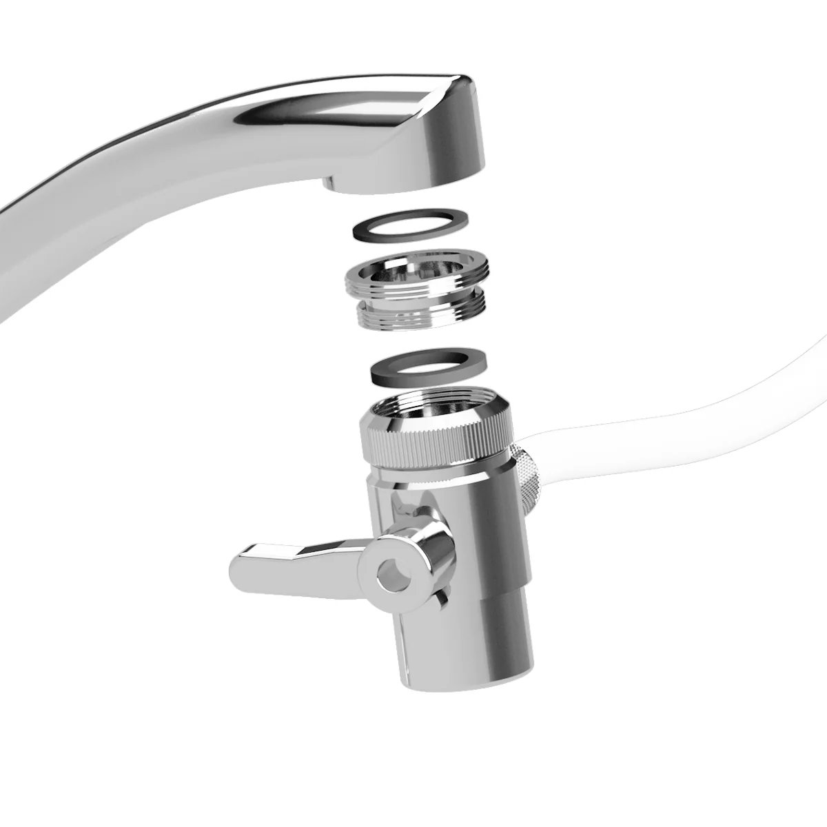 2025 SANUNO Grande Sparset �C Compleet waterfilterset voor op het aanrecht met Monoblock NFP Premium-filter, accessoires & extra grote filtercapaciteit