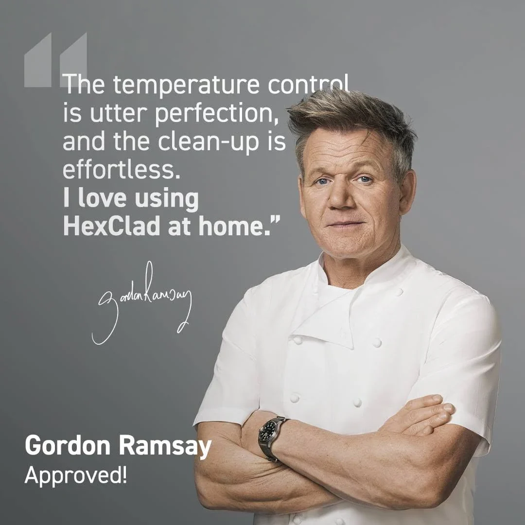 HexClad 6-delige hybride roestvrijstalen kookpannenset 8 inch, 10 inch, 12 inch met glazen deksels, maat: één maat, zwart