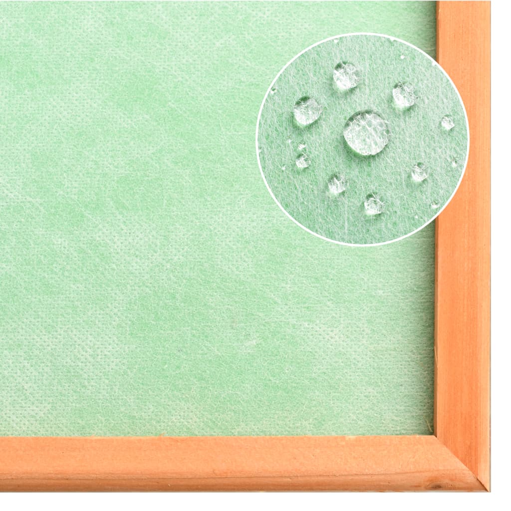 2025 Konijnenhok 303 x 60 x 86 cm Houten Konijnenkooi met Ren Massief Hout