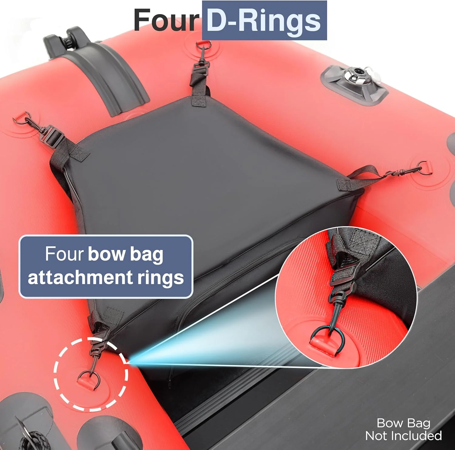 Opblaasbare boot | Jacht- en sloepboot | Visboot voor meerdere personen | Roeispanen met aluminium vloer | Hengelhouders | Robuust PVC | Model 2024 |