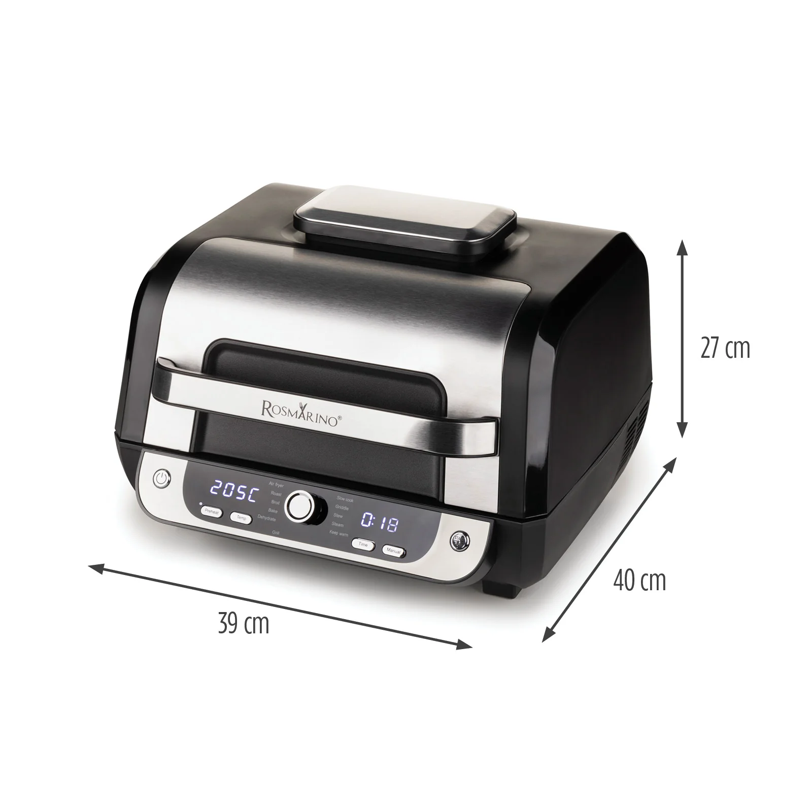 2025 Rosmarino AirGrill Pro heteluchtfriteuse �C 6 L