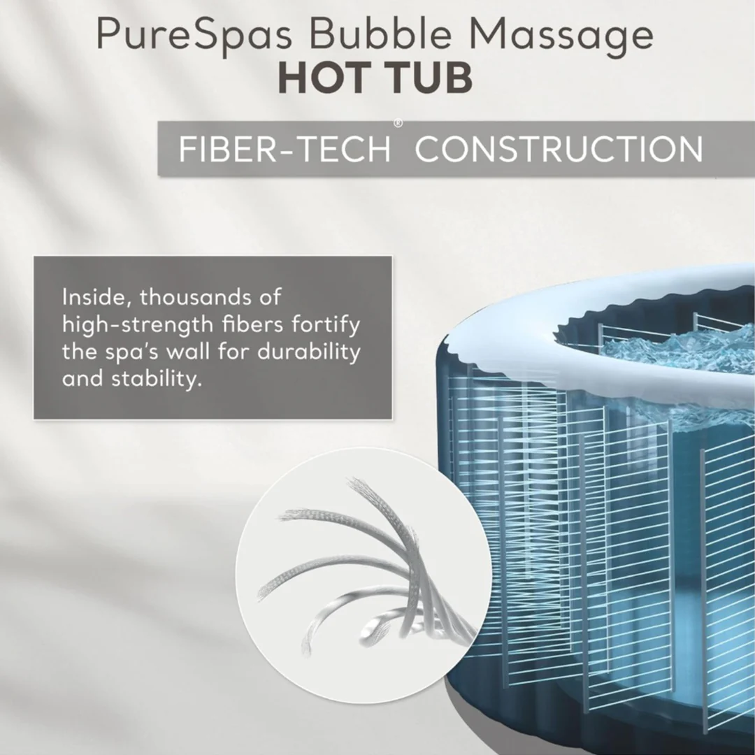 Intex PureSpa Bubble Massage Opblaasbare Spa Set met 120 Jets