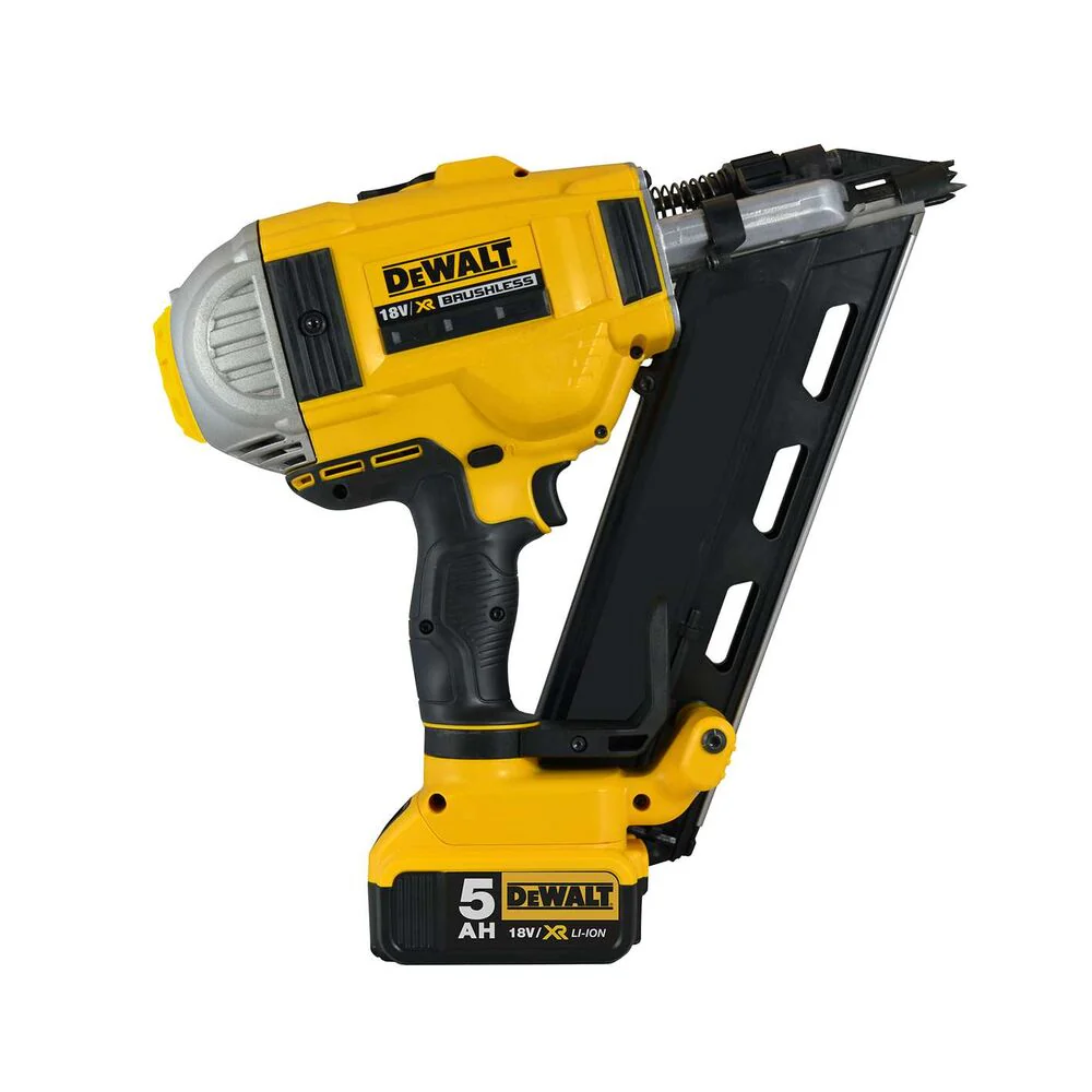 2025 18V/2x5Ah twee-traps accu-spijker- en nietapparaat 90mm (DeWALT DCN692P2-QW)