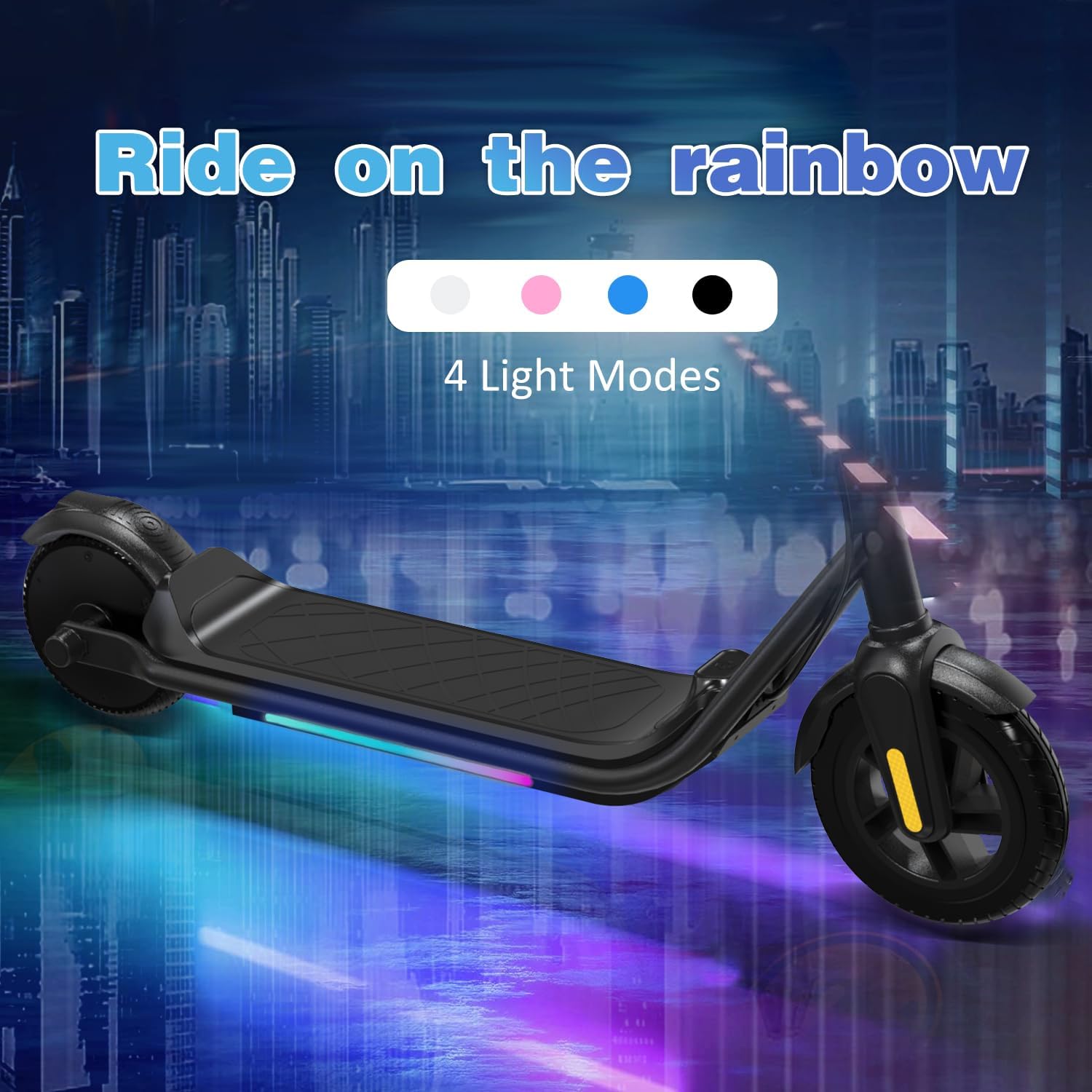 EVERCROSS E6 Electric Scooter, 7'' Electric Scooter for Children 6-12 Years, E Step Scooter for Children with Up to 15km Range and Motor 150W, 3 Speed Modes (8, 12, 16km/h)