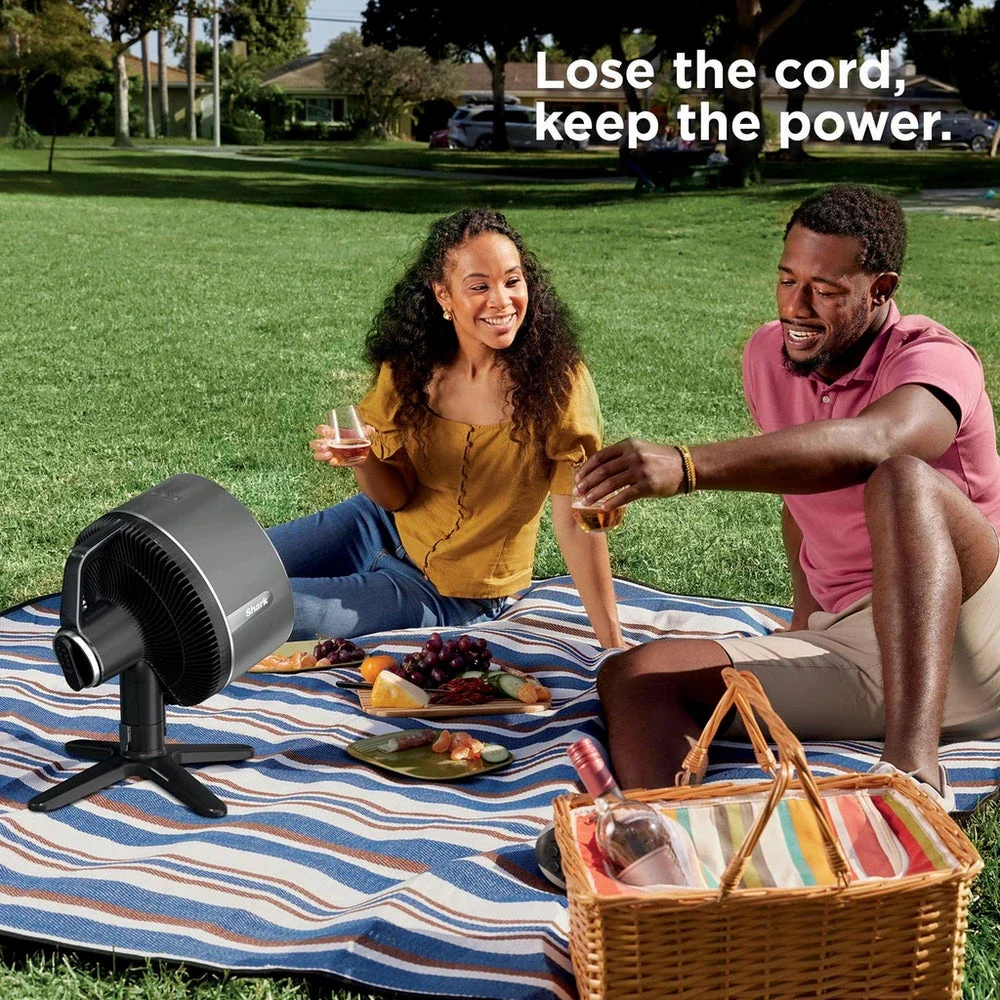 2025 Shark FlexBreeze TableMate FA150UK Tafelventilator voor Binnen en Buiten �C Hoge Snelheid �C Winter Fog