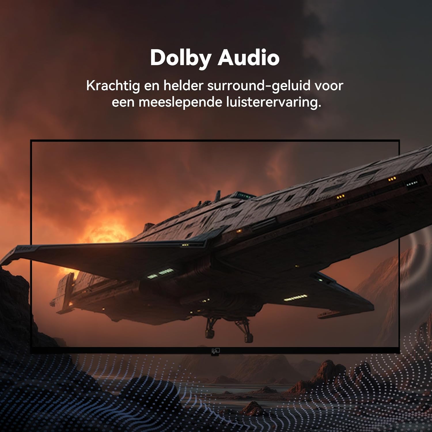 FPD 40 Inch Smart TV, Full HD Google TV with Google Cast, HDR 10, Dolby Audio, Vocie Remote, HDMI, 1080p Flat Screen Televison (CG40-P1, Model 2025)