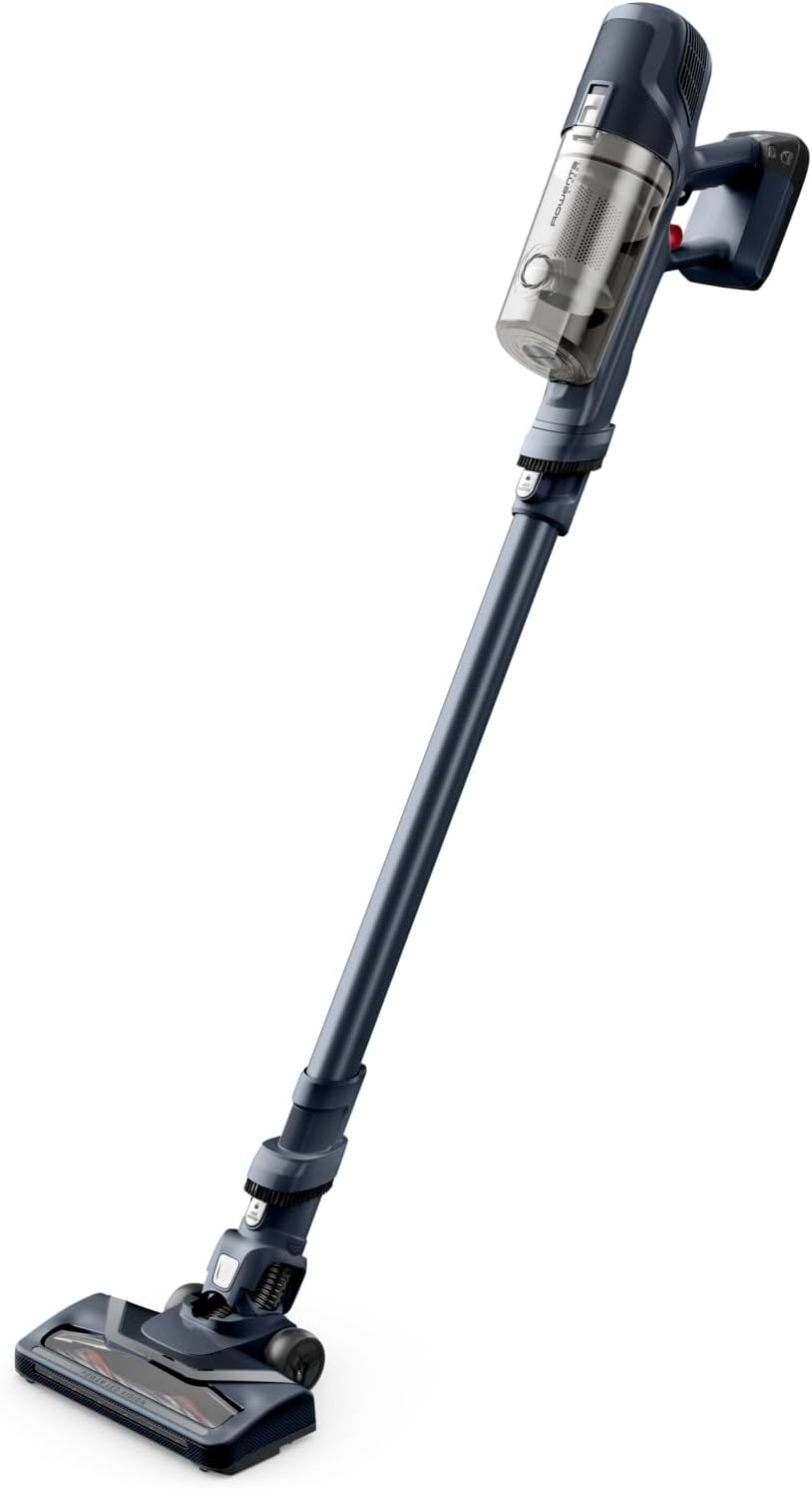 Rowenta X-pert 6.60 Essential RH6838, Cordless Stick Vacuum Cleaner, Automatic Speed Settings, Up to 45 Minutes Autonomy, Removable Battery, Lightweight Design, Dust Thief