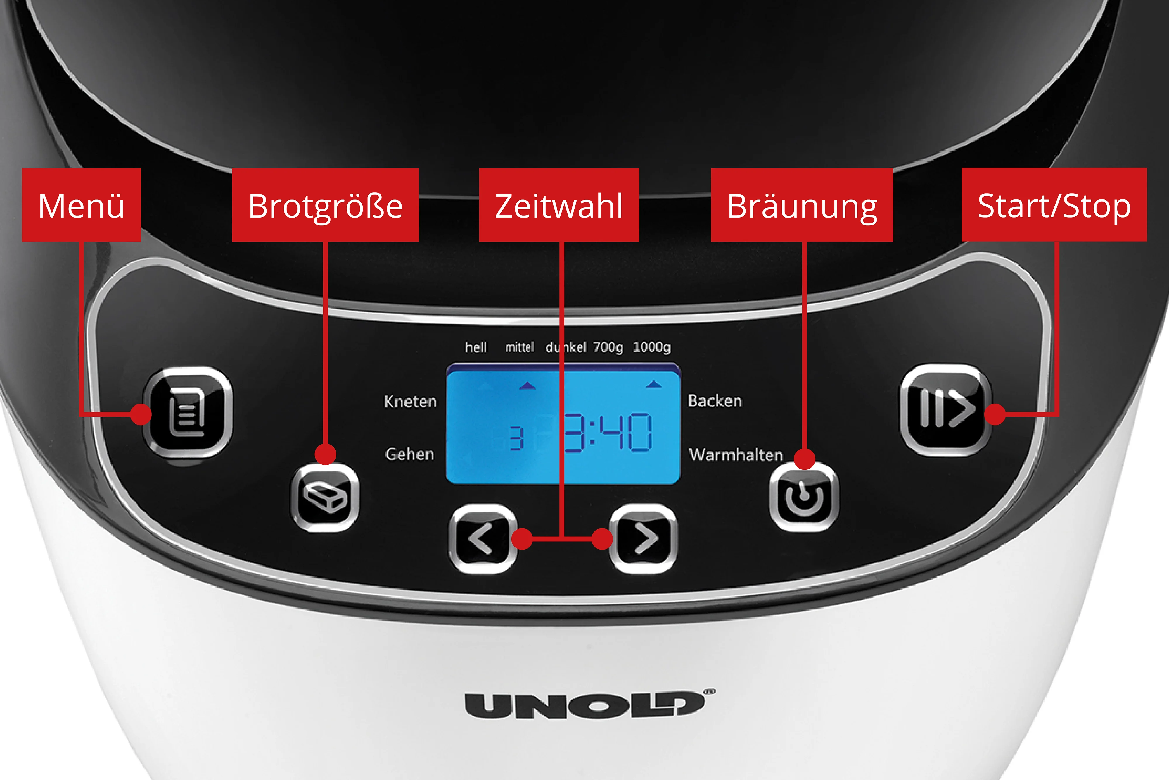 2025 Unold 68010 Backmeister? Design Broodbakmachine