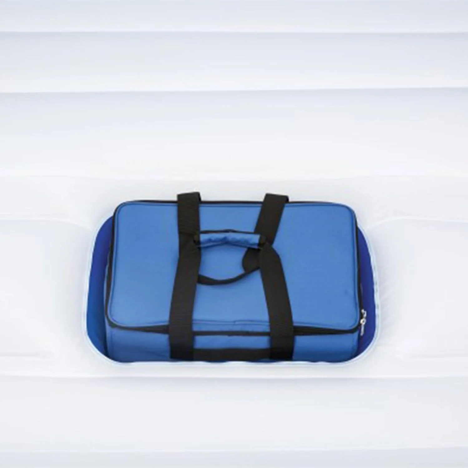 Tropical Breeze 6-persoons opblaasbaar feest-eiland, groot ontspannend waterspeelgoed met afneembaar zonnescherm en koeltas