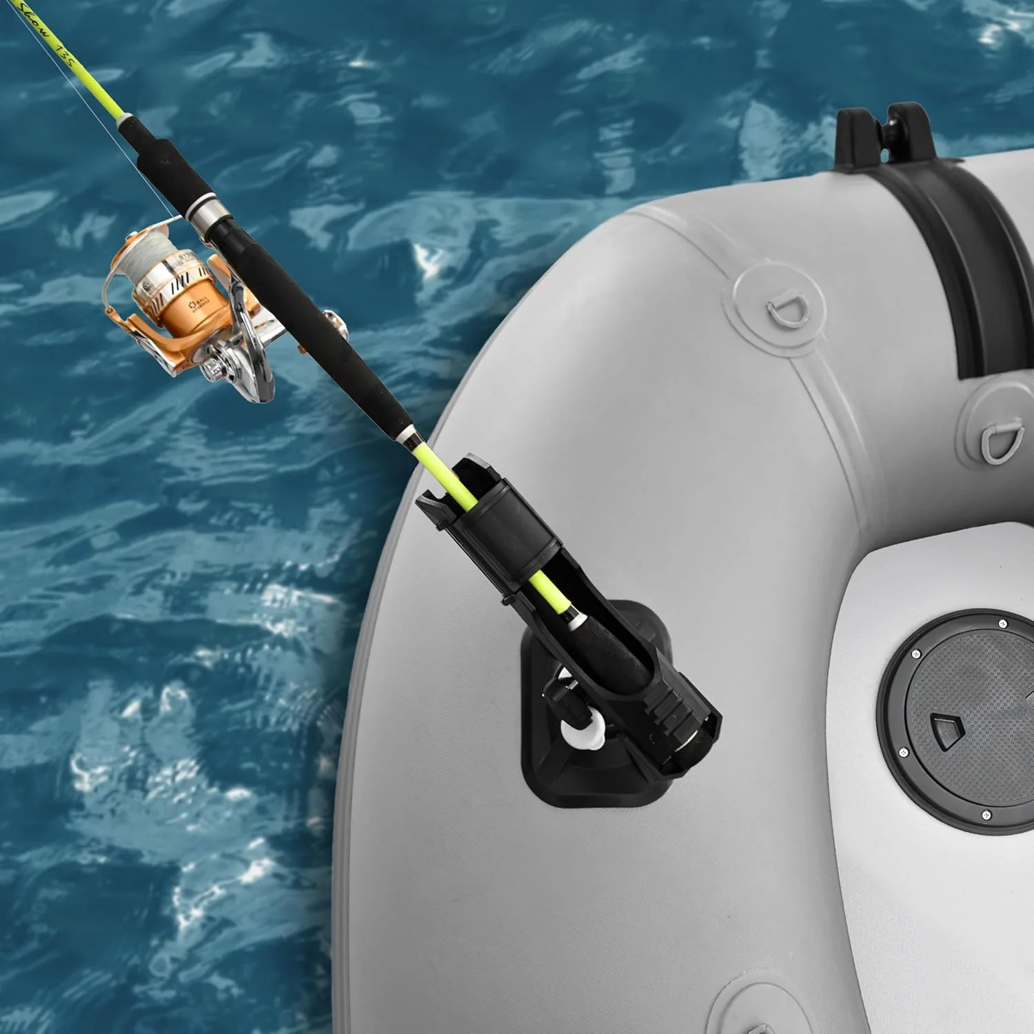 Opblaasbare boot | Jacht- en sloepboot | Visboot voor meerdere personen | Roeispanen met aluminium vloer | Hengelhouders | Robuust PVC | Model 2024 |