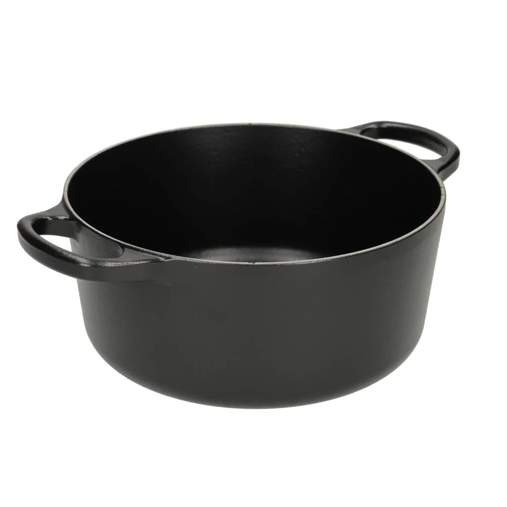 2025 Le Creuset - Signature Braad- / Stoofpan rond Mat Zwart 22 cm 3,3 l (zwarte binnenkant)