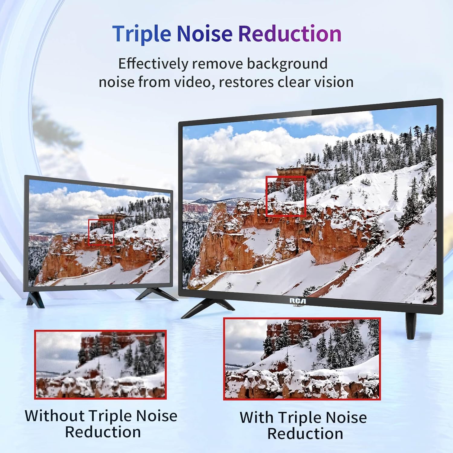 RCA RS32H2 Android Smart TV 32 inch (80 cm) Televisie met Google Assistant, Chromecast, Netflix, Prime Video, Google Play, YouTube, Disney+, WiFi, BT-afstandsbediening met microfoon, DVB-S/S2/T/T2/C