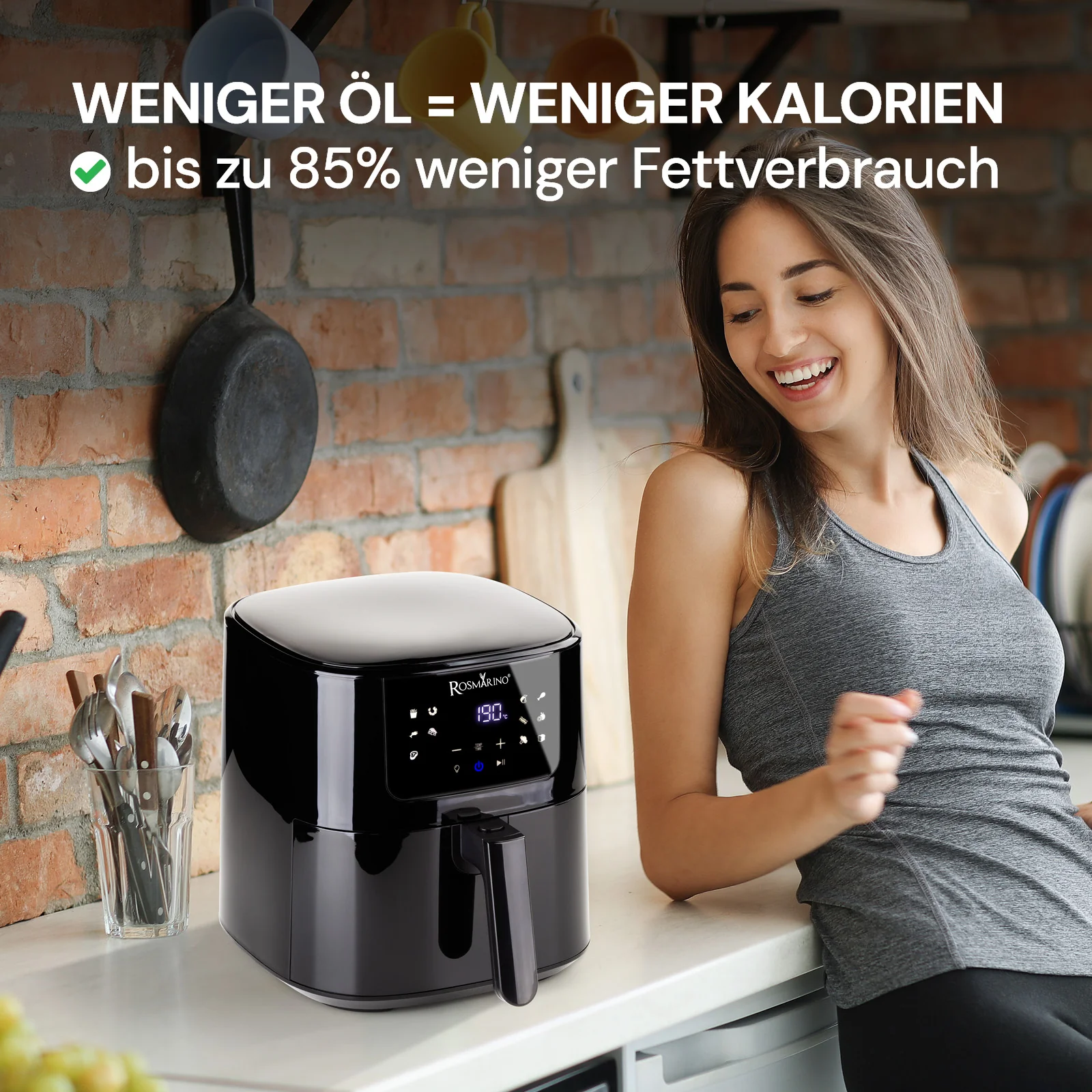 2025 Rosmarino Infinity Vision XL heteluchtfriteuse - 5 L