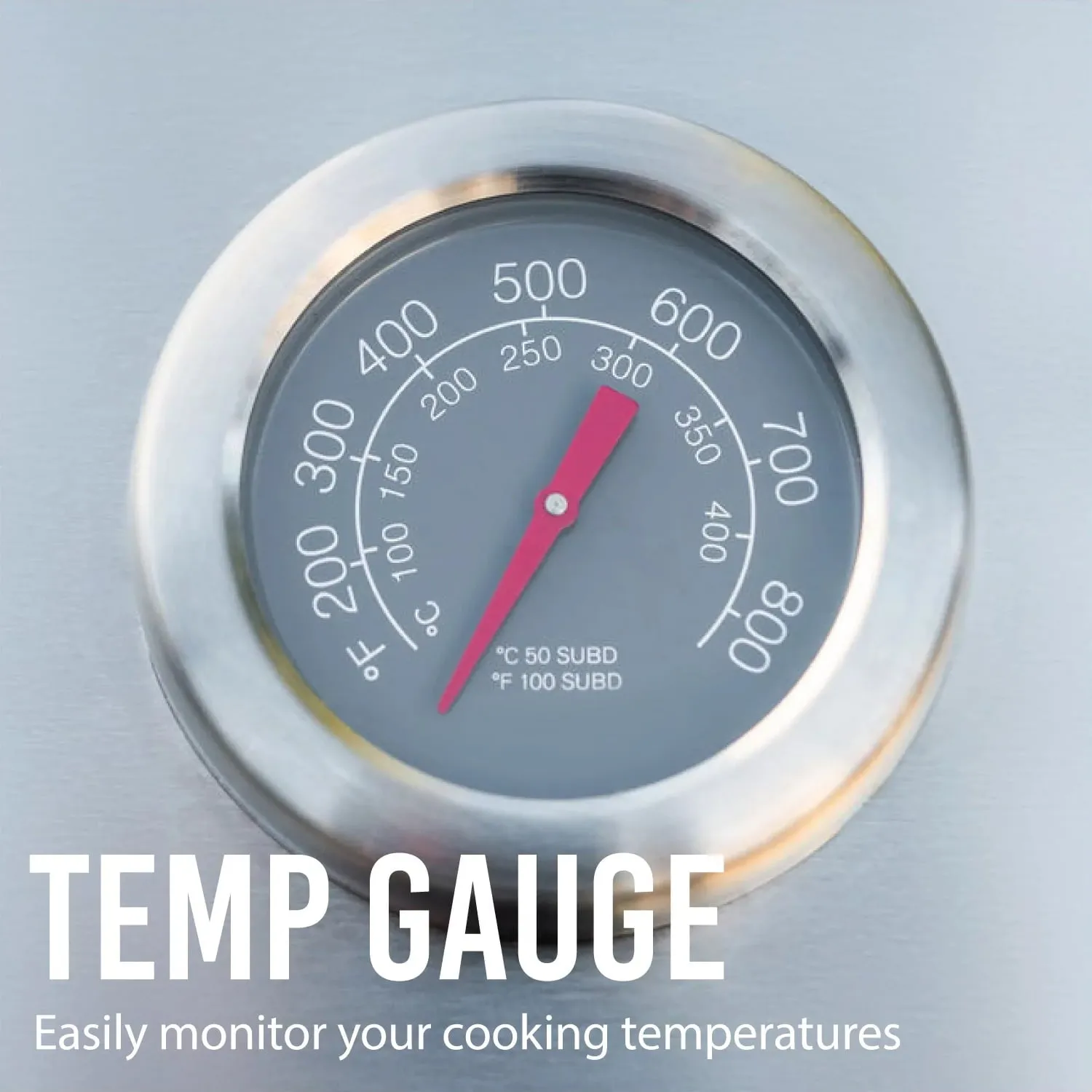 Expert Grill 5-pits propaangasgrill met zijbrander