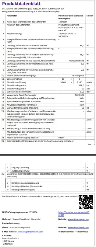 THOMSON 32 Inch (81cm) Full HD Google Smart TV, Wi-Fi, Dolby Audio, HDR10, Bluetooth 5.1, Triple Tuner (Cable/Satellite/Antenna), HDMI, CI+, A+ Panel - 32FG2S14