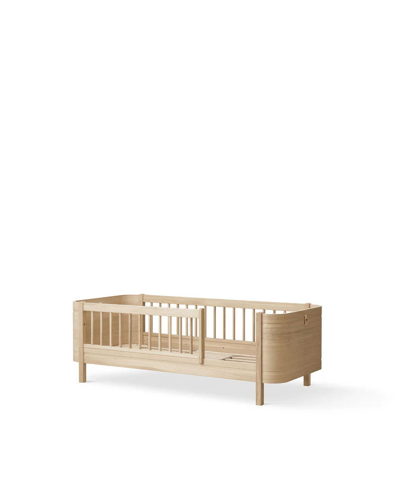 2025 Wood Mini+ Juniorbed, 68x162 cm, Eik 041583