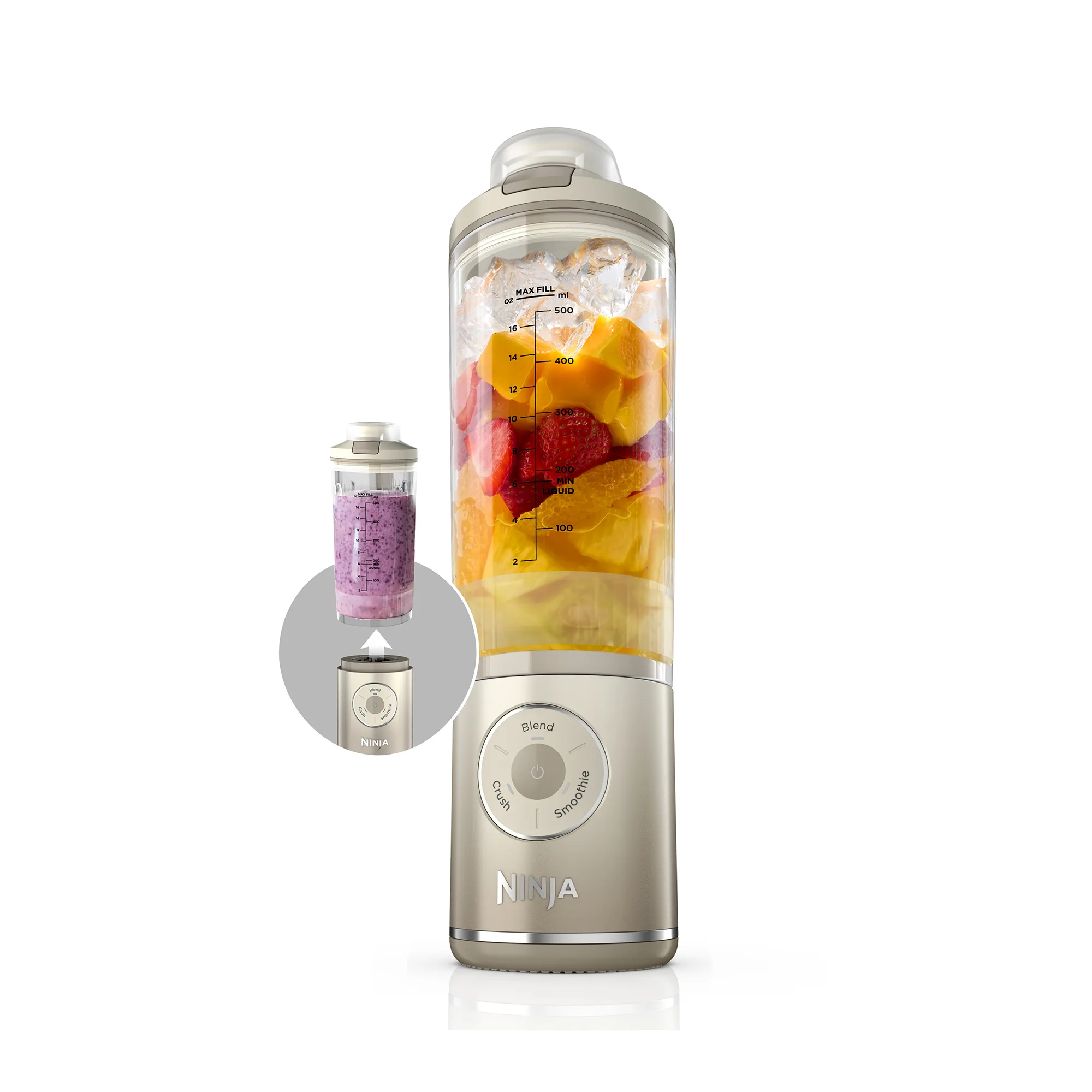 2025 Ninja Blast Max Draadloze Draagbare Blender