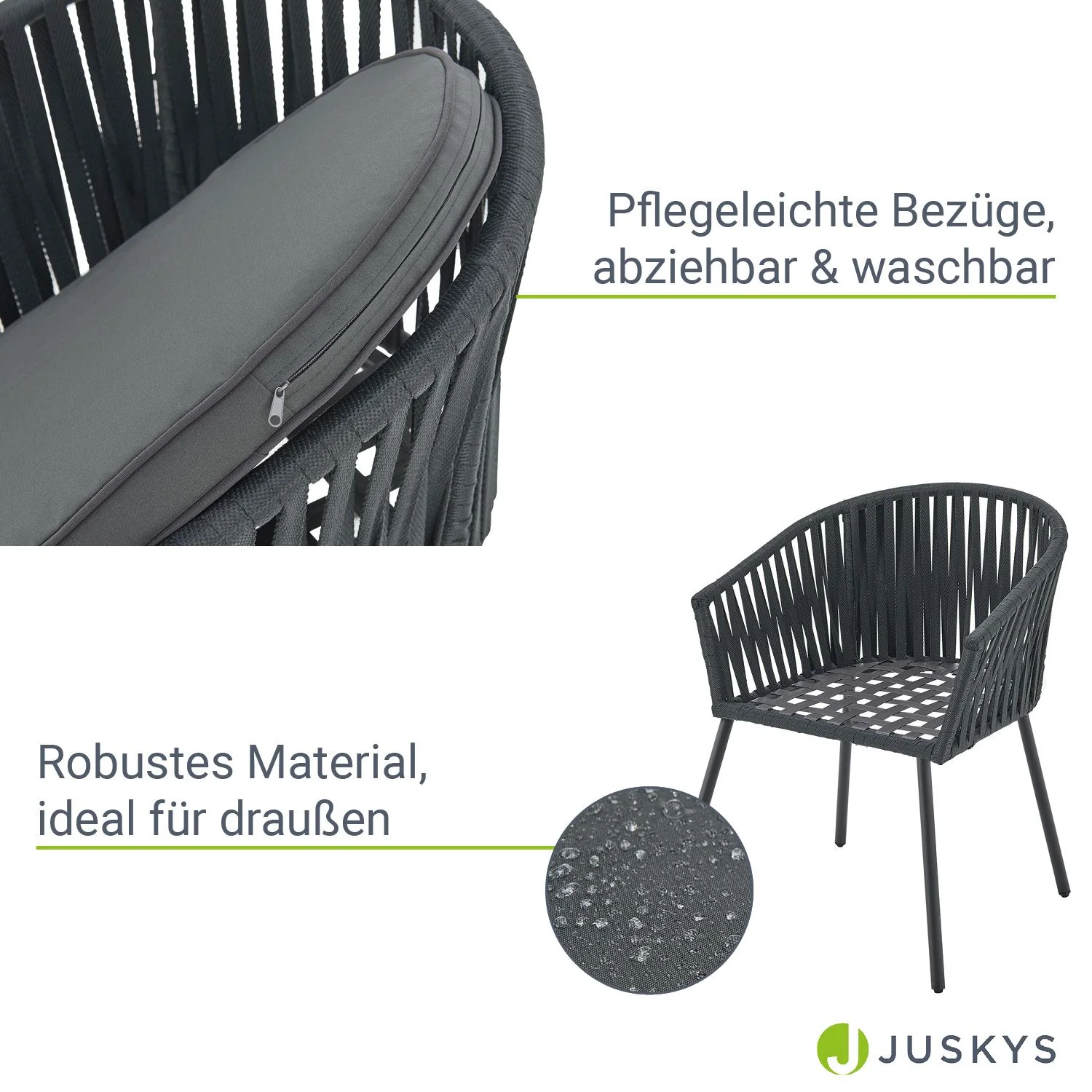 2025 Set van 2 Rope Stoelen