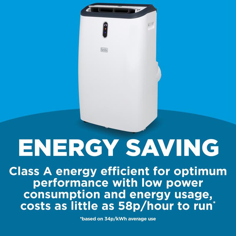 Slimme Draagbare Airconditioner Black+Decker BXAC40018GB 16.000 BTU
