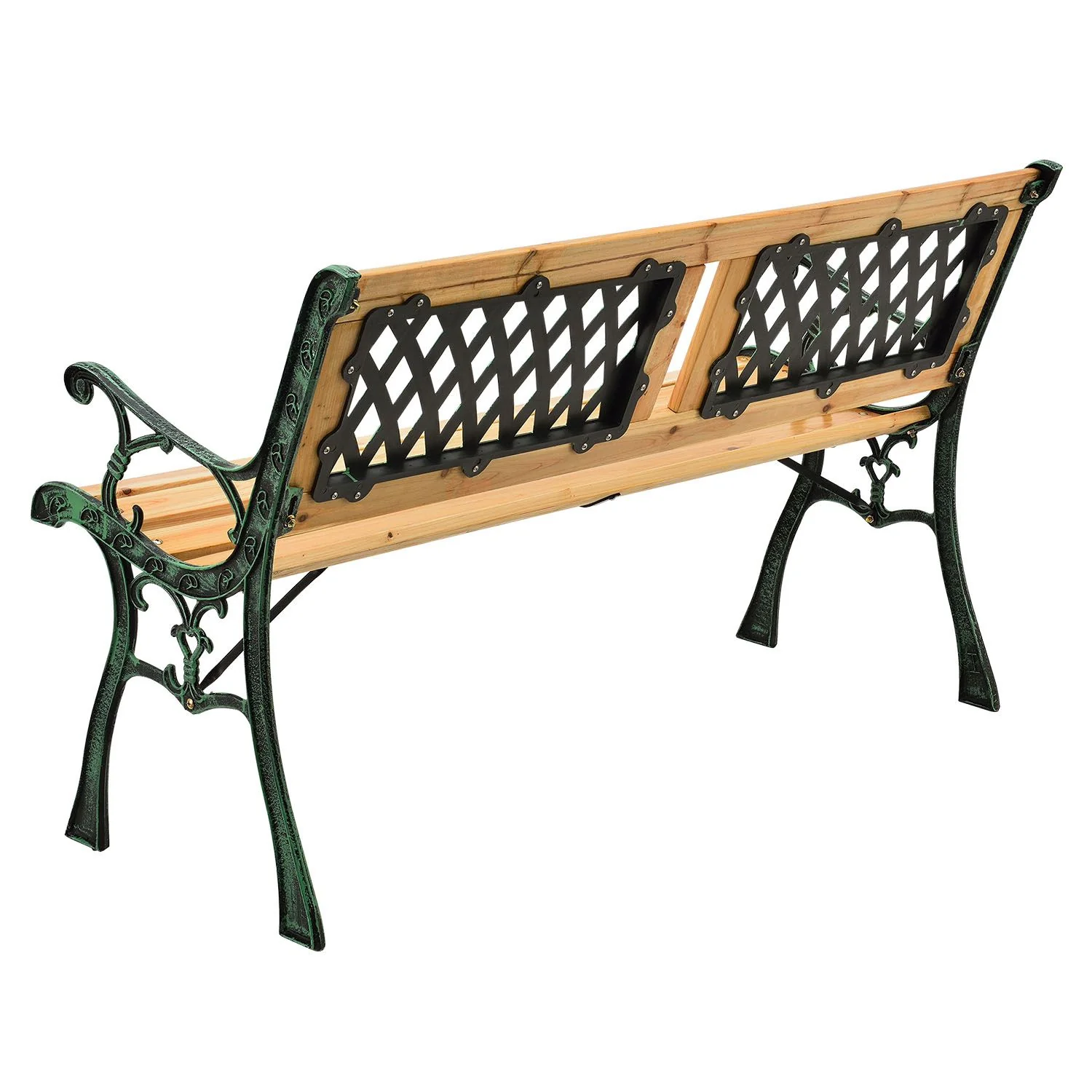 2025 Vintage tuinbank Sanremo van hout en gietijzer