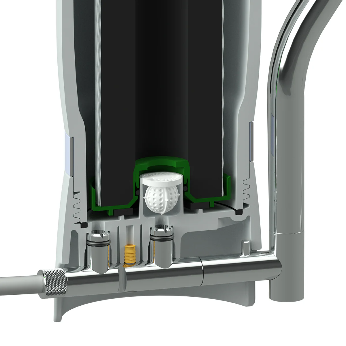 2025 SANUNO Grande Sparset �C Compleet waterfilterset voor op het aanrecht met Monoblock NFP Premium-filter, accessoires & extra grote filtercapaciteit