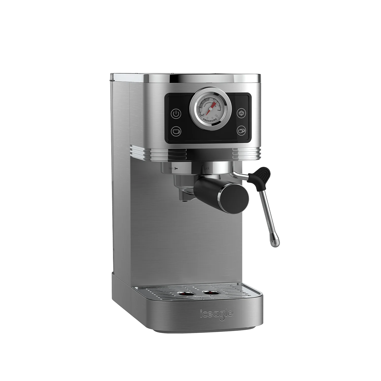 2025 Iceagle Espressomachine CM1660B met Melkschuimpijp 1350W