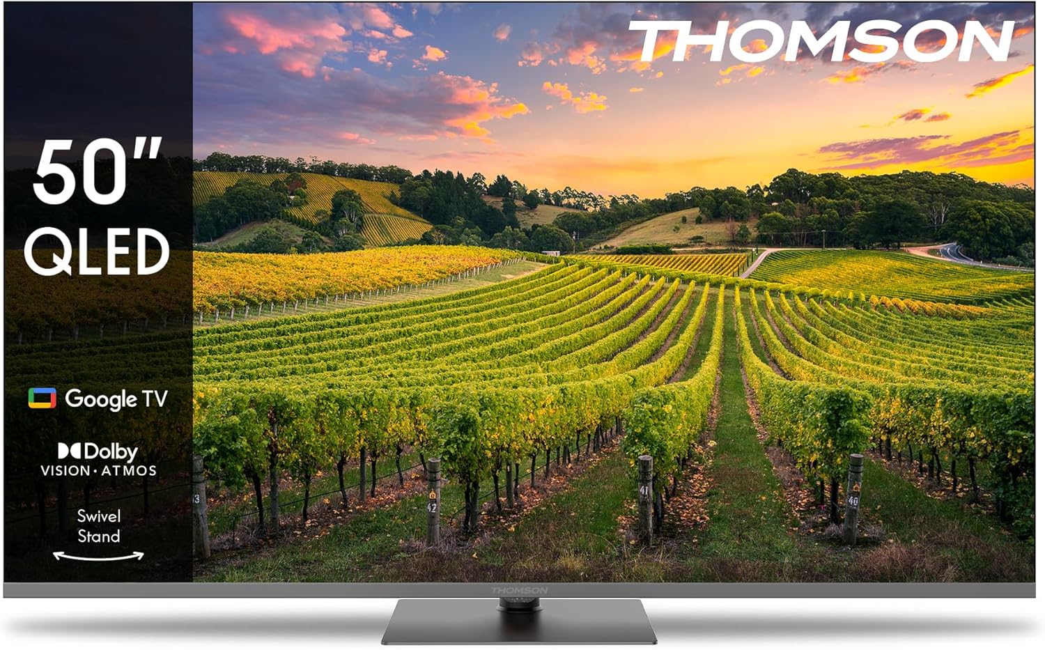 THOMSON 32 Inch (81cm) Full HD Google Smart TV, Wi-Fi, Dolby Audio, HDR10, Bluetooth 5.1, Triple Tuner (Cable/Satellite/Antenna), HDMI, CI+, A+ Panel - 32FG2S14
