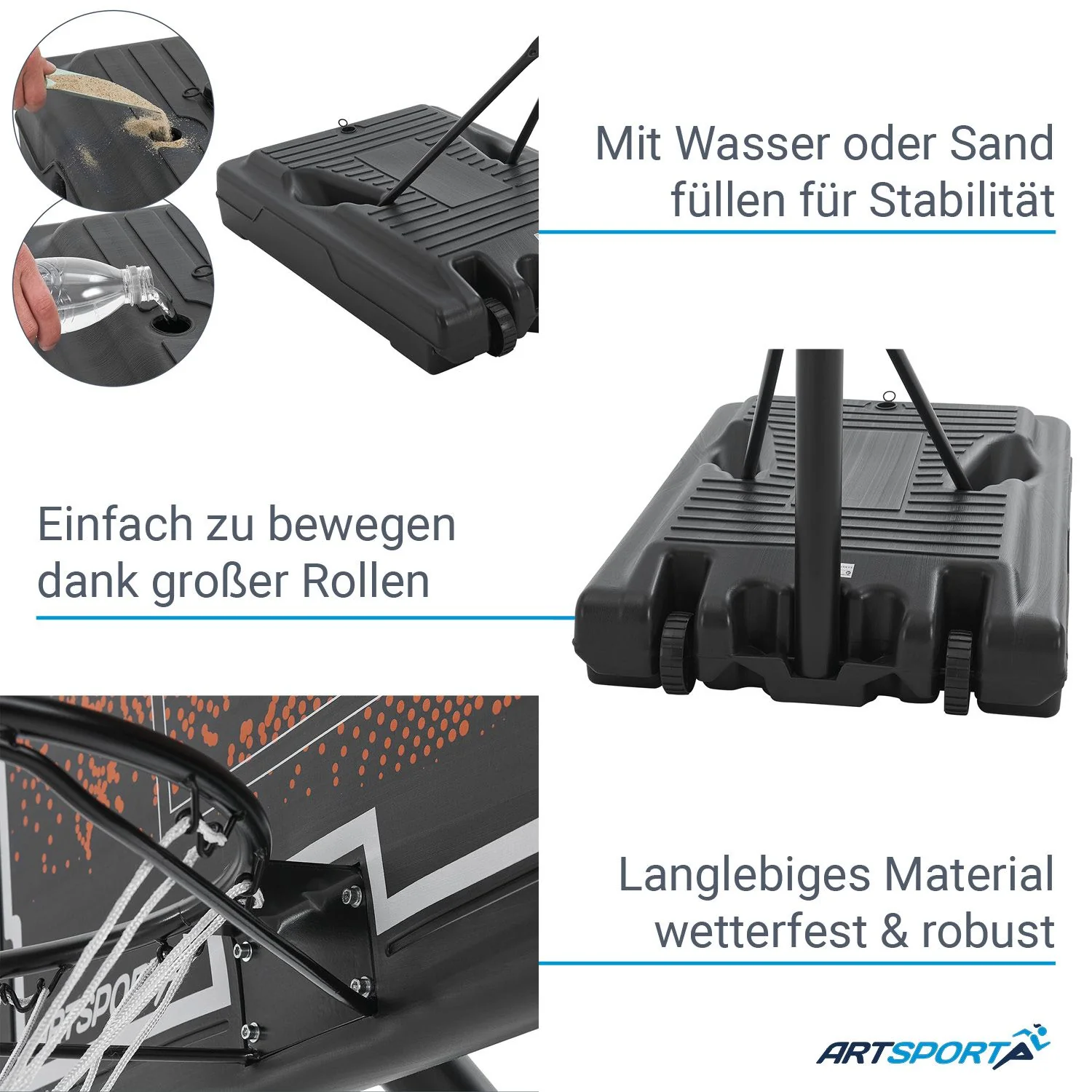 2025 Outdoor basketbalring voor kinderen en volwassene