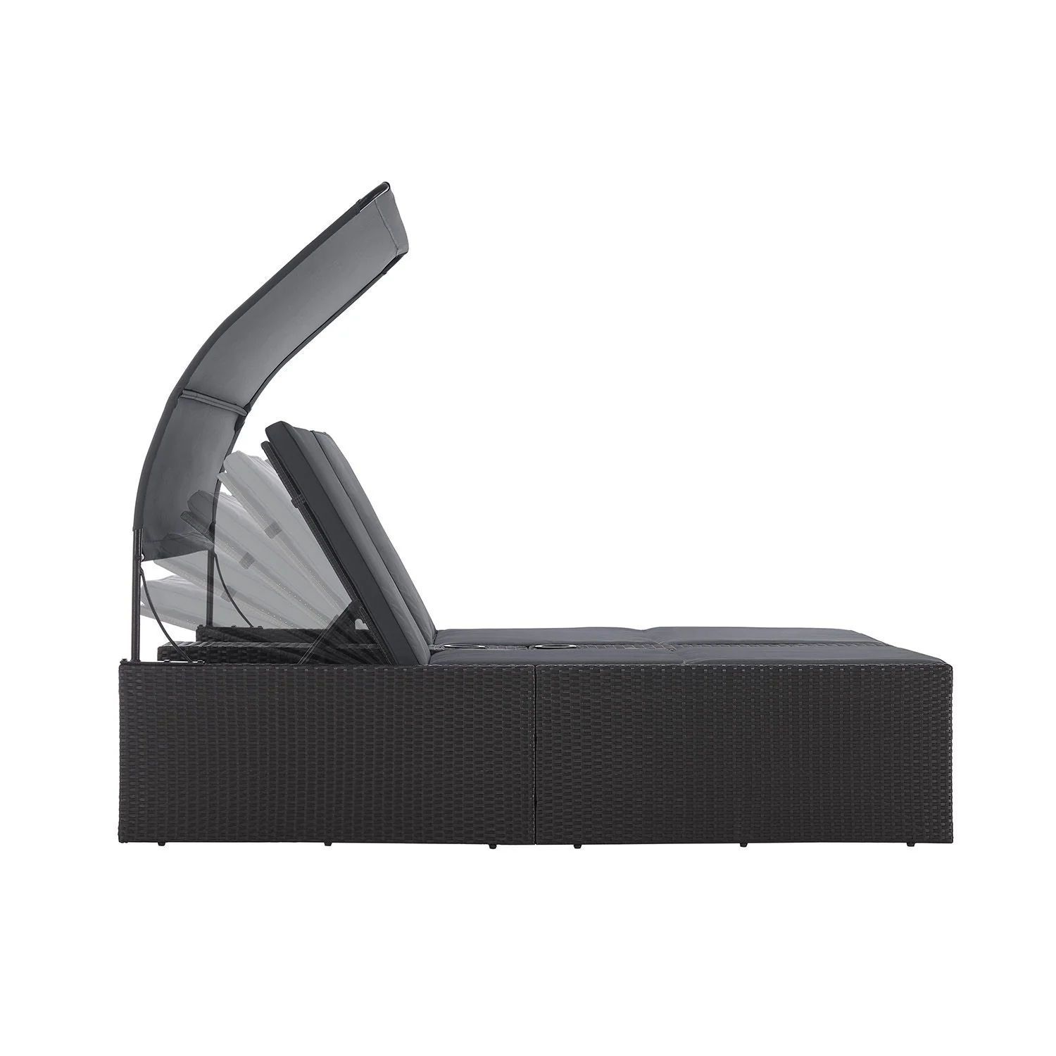 2025 Polyrattan Dubbele Ligstoel Syros