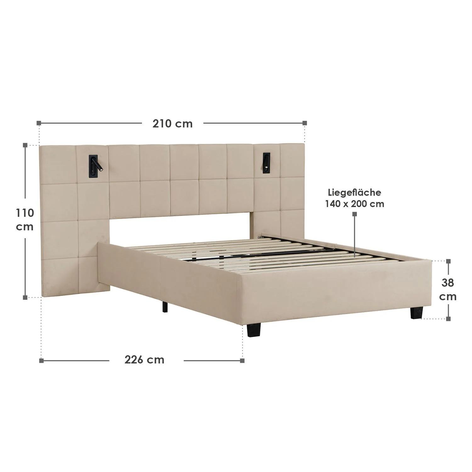 2025 Velvet Boxspringbed Luzano
