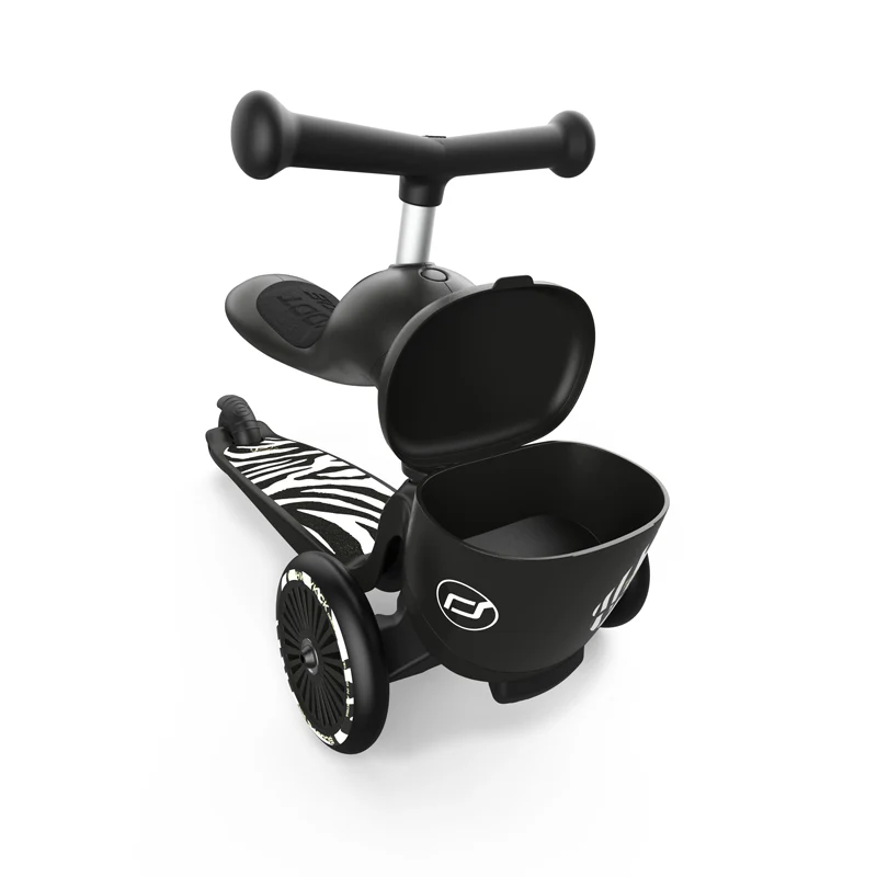 2025 Scoot & Ride Highwaykick 1 Lifestyle �C 2-in-1 loopfiets en step met zitje voor kinderen van 1 tot 5 jaar